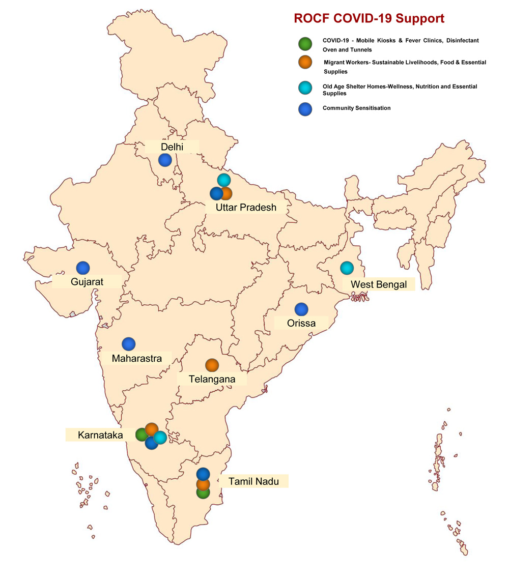 GEOGRAPHICAL REACH Covid-19 Map